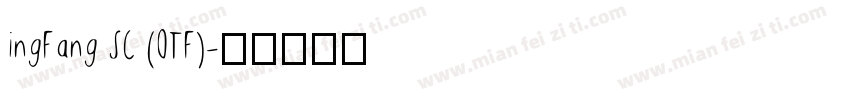 ingFang SC (OTF)字体转换